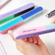 Babila Set of Large Nail Clipper & Nail Buffer 7 Steps NCB-V032 (2 pcs)