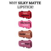Europe Girl Silky Matte Long Lasting Lipstick - Soft Brown Eg 11 (3 g)