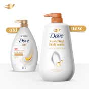 Dove Dryness Care Body Wash with Triple Hydration Serum (800 ml)