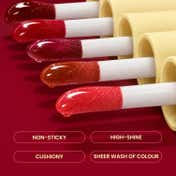 Foxtale Plumping Ceramide Lip Balm for Hydrated & Smooth Lips with Gloss Finish - Tiramisu (3.5 ml)