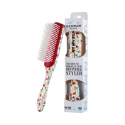 Denman D3 7-Row Curl Definer & Styler Brush Floral Fantasies