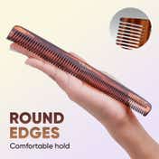 Vega Handcrafted Graduated Dressing Comb Made with Cellulose Acetate (HMC-32D)