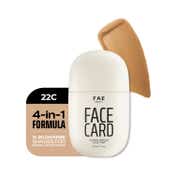FAE BEAUTY Face Card 4-in-1 Super Serum Skin Tint With Dewy Finish, Shade - 22C - Cool (30 ml)