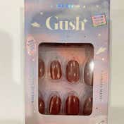 Gush Beauty Nailed It Reusable Luxury Press On Nails With Application Kit - Redhead Energy (24 pcs)