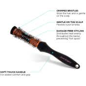 Denman Head-Hugging Hot Curl Brush 25mm Dhh1 - Orange