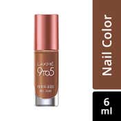 Lakme 9 to 5 Primer + Gloss Nail Color - Caramel Case (6 ml)