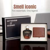 Ajmal Intense Iconic Gift Set for Men Eau De Parfum Luxury Long Lasting Perfume Gift set (100 ml)