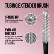 Maybelline New York Lash Sensational Sky Tubes Tubing Mascara Extension Like Length 24H Wear (7 ml)