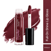 Power Beauty Full-On Shine Lip Gloss - Maroon 08 (4.5 ml)