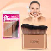 Majestique Tanner Body Brush for Self Tan & Body Glow - Golden