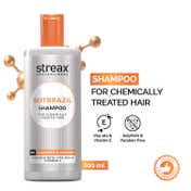 Streax Professional Botbrazil Paraben-Free Shampoo for Chemically Treated Hair (300 ml)