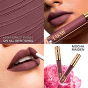 Lakme Rouge Bloom Matte Liquid Lipstick - Mocha Maiden 301 (3.5 ml)