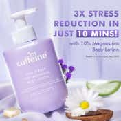 mCaffeine 10% Magnesium Body Lotion for 3X Instant Stress Reduction & Vanilla Betters Sleep (300 ml)