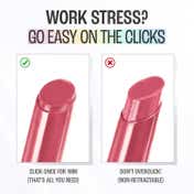 Lakme 9To5 Hya Glam Plump+Shine Clickstick, Hyaluronic Acid & Ceramides - Boss Brown (2.1 g)