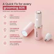 Protouch SOS+ 2 IN 1 Eyebrow & Facial Grooming Pen - Pink