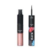 Kiro 3 in 1 Eye Stack Eyeshadow + Eyeliner + Mascara - 04 Rose Pink Metallic & Matte Trio (12.5 g)