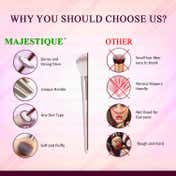 Majestique Professional Face and Eye Makeup Brush Set (6 pcs)