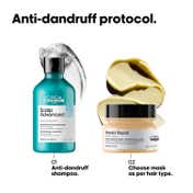 L'OREAL PROFESSIONNEL Scalp Advanced Anti-Dandruff Dermo-Clarifier Shampoo (300 ml) Removes Dandruff