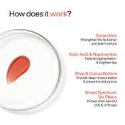 WishCare Tinted Ceramide Lip Balm with SPF50 PA++++ Kojic Acid & Niacinamide - Coral Peach (5 g)