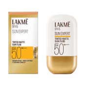 Lakme Sun Expert Tinted Matte Fluid SPF 50 Sunscreen 1% Ceramide - Bronze (50ml)