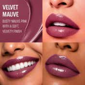 Lakme 9To5 Hya Glam Plump+Shine Clickstick, Hyaluronic Acid & Ceramides - Velvet Mauve (2.1 g)