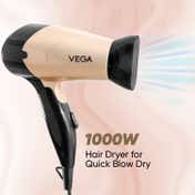 Vega Hair Dryer and Straightener Combo 3 in 1 Hair Styler & Blooming Air+ Dryer for Women (VGGP-10)