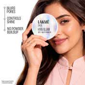 Lakme 9To5 Hya Glam Instant Set + Blot Powder With Hyaluronic Acid - Natural (9 g)