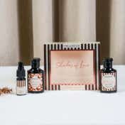 THE LOVE CO. Shades of Love Gift Collection, Indulge in Shower Gel, Body Lotion & Body Spray (3 pcs)