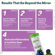 Oziva Phyto Ceramides+ Collagen Builder - Blueberry Flavour (15 Effervscent Tablets)