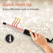 Vega I-Curl Hair Curler for Women with Ceramic Coated 0.5 inch-1 inch Barrel (VHCH-05)