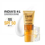 Lakme Sunscreen for Bright Skin SPF 50 PA++++ Water Light Niacinamide In Vivo Tested (100 ml)
