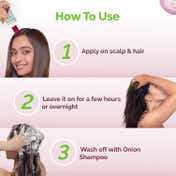 Mamaearth Onion Hair Oil For Hair Regrowth & Hair Fall Control (150ml)
