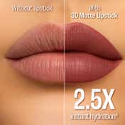 Lakme Bejewel 3D Matte Slim Bullet Lipstick with Vitamin E for Hydrated Lips - Nude Reign (3.4 g)