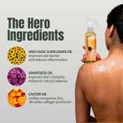 Hibiscus Monkey Sunflower Orange Velvet Spray In-Shower Body Moisturiser (250ml)