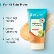 Pilgrim Vitamin C Brightening Gel Face Wash (150 ml)
