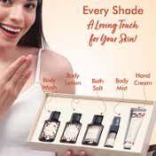 THE LOVE CO. Shades of Love Gift Collection Body Care Gift Set Box (5 pcs)