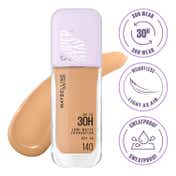 Maybelline New York Super Stay Lumi Matte Liquid Foundation 30H Longwear - 140 (35 ml)