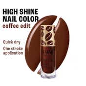 Lakme 9 to 5 Overtime Shine Nail Polish Coffee Edit - 10 Espresso Shot (6 ml)