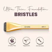 MARS Artist's Arsenal Ultra Thin Foundation Makeup Brush Golden (1 pc)