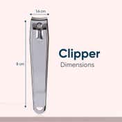 Vega Large Nail Clipper 1 Piece for for Fingernails & Toenails (LNC-01)