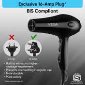 VEGA Pro Touch 2000W with Cool Shot Button 2 Heat/2 Speed Settings & 2 Nozzles (VHDP-02)
