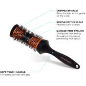 Denman Head-Hugging Hot Curl Brush 43mm Dhh3 - Orange