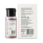 Brillare Rose Powder Face Wash for Younger Looking Skin with Sandalwood and Coconut (15 g)
