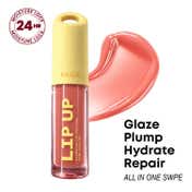 Foxtale Plumping Ceramide Lip Balm for Hydrated & Smooth Lips with Gloss Finish - Peach (3.5 ml)