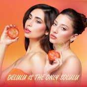 Enee Delulu Blurring Gel Compact with Matte Finish - Orange (5 g)