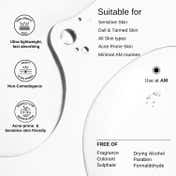 The Formularx Sun Relief Ceramide Silk Sunscreen SPF 50 PA++++ with Niacinamide & Peptide (50 g)