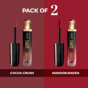 Faces Canada Wow Liquid Lipstick Set- The Bold Edit (2 pcs)