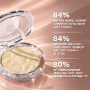 PAC Killer Glow Powder Highlighter Micro Pearls Rose Gold Luminous HD Shine - Soft Sun (8.11 g)