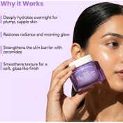 O3+ Dewy Glass Skin Sleeping Mask With Hyaluronic Acid And Ceramides (50 g)