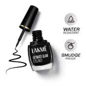 Lakme Ultimate Glam, Eye Liner, Quick Drying, Water Resistant, Smudgeproof, Black - (9 ml)